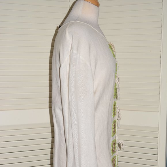 Inca Beaded Duster in Sz L - Picture 2 of 6